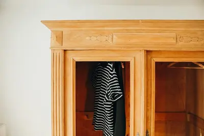 a wooden door with a zebra jersey in it at Liège City by WelcHome in Liège