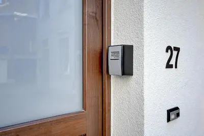 a door with the number on the side of it at LIÉGE - Le cocon de Chênée in Chênée