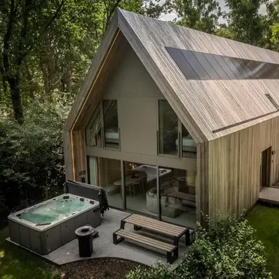 Lodge met Jacuzzi - 8 personen - Woodz Lodges