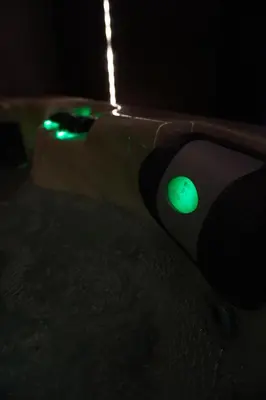 a close up of a computer mouse in the dark at Spa&Chill in Seraing