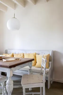 a living room with a couch and a table at Land van Engelingen in Helshoven