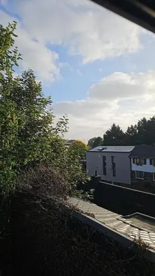 a view from the roof of a house at Charlemagne house in Liège