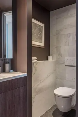 a bathroom with a toilet and a sink and a shower at Faubourg Saint Martin in Liège