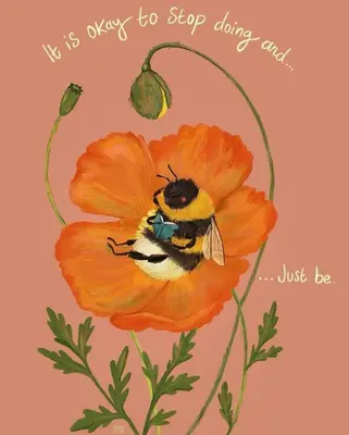 a bumble bee on an orange flower at Chalet Happiness in Zutendaal